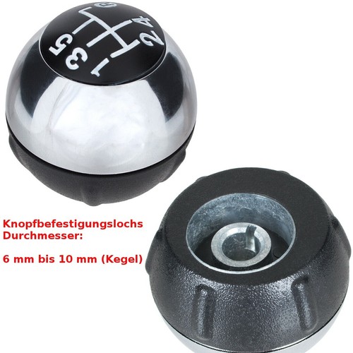 Chrom schaltknauf - r,