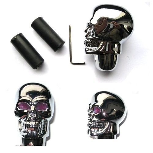 Schaltknauf totenkopf chrom - schaltknauf,